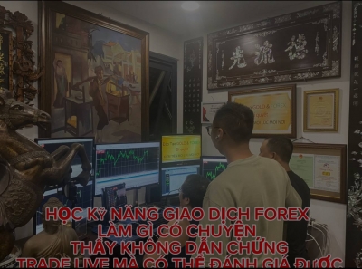 HỌC KỸ NĂNG GIAO DỊCH FOREX LÀM GÌ CÓ CHUYỆN THẦY KHÔNG DẪN CHỨNG TRADE LIVE MÀ CÓ THỂ ĐÁNH GIÁ ĐƯỢC