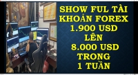 THẦY DẠY FOREX PHẢI CHỨNG MINH ĐƯỢC LỢI NHUẬN CỦA MINH CHO HỌC VIÊN KIỂM CHỨNG