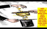 BIẾT TRADE VÀ CÓ KHẢ NĂNG GIAO DỊCH FOREX ĐƯỢC LÀ HAI PHẠM TRÙ HOÀN TOÀN KHÁC XA NHA