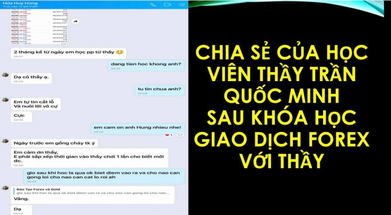 GIÁ TRỊ THỰC TIỄN CỦA KHÓA HỌC FOREX THẦY TRẦN QUỐC MINH