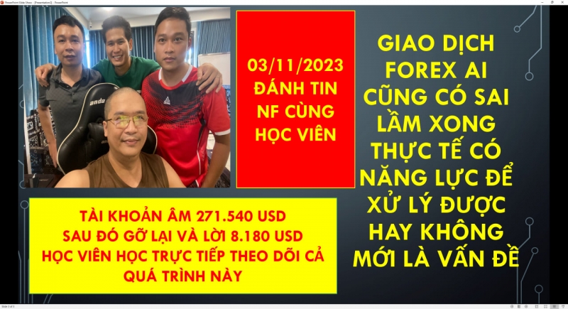GIAO DỊCH FOREX AI CŨNG MẮC SAI LẦM XONG CÓ KỸ NĂNG ĐỂ CỨU LẠI HAY KHÔNG MỚI LÀ VẤN ĐỀ
