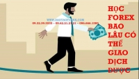 HỌC FOREX BAO LÂU CÓ THỂ GIAO DỊCH ĐƯỢC