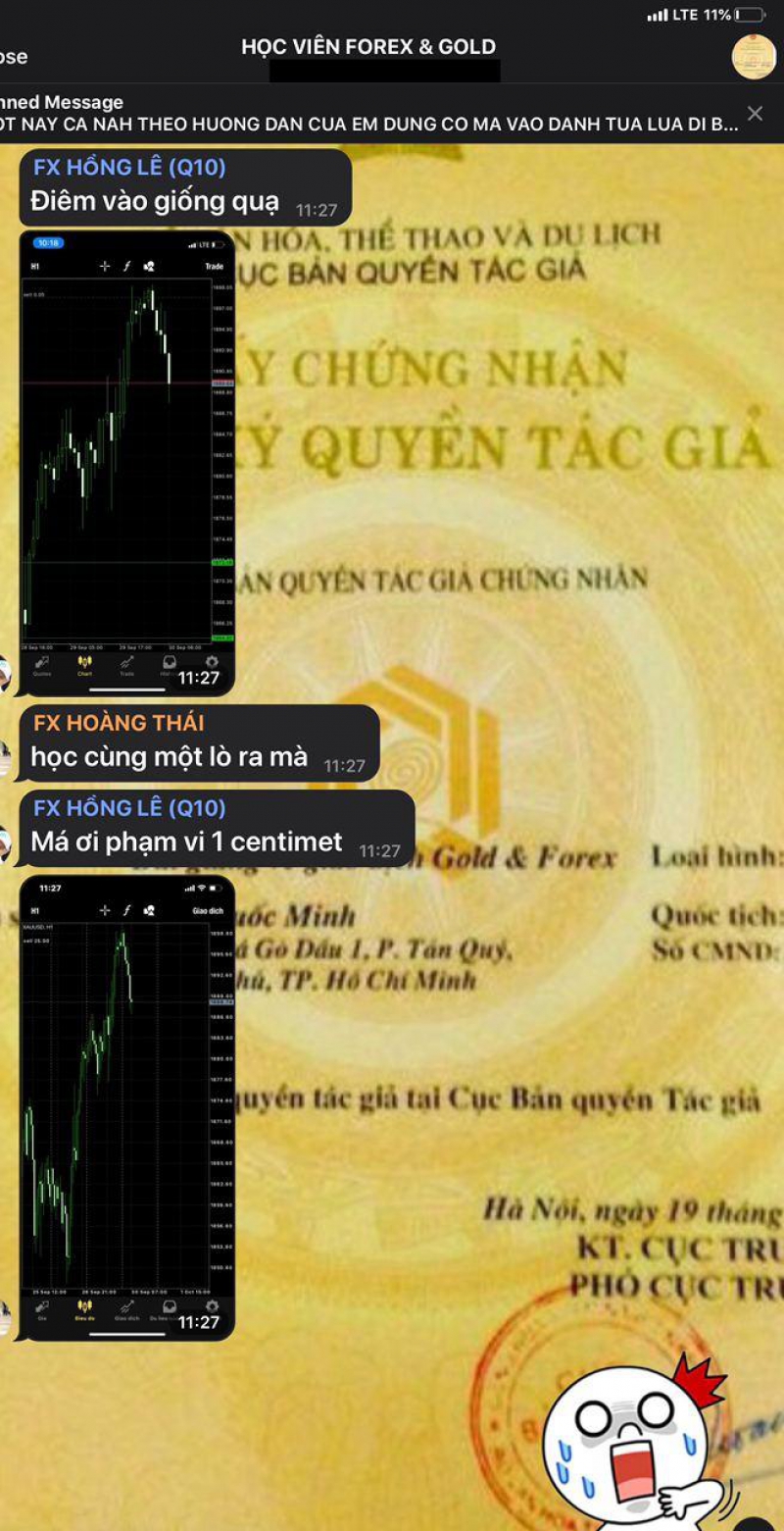 HỌC ĐẦU TƯ FOREX THÀNH CÔNG CỦA HỌC TRÒ THẦY TRẦN QUỐC MINH