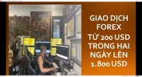 GIAO DỊCH FOREX 200 USD TRONG 2 NGAY LÊN 1.800 USD CỦA THẦY TRẦN QUỐC MINH