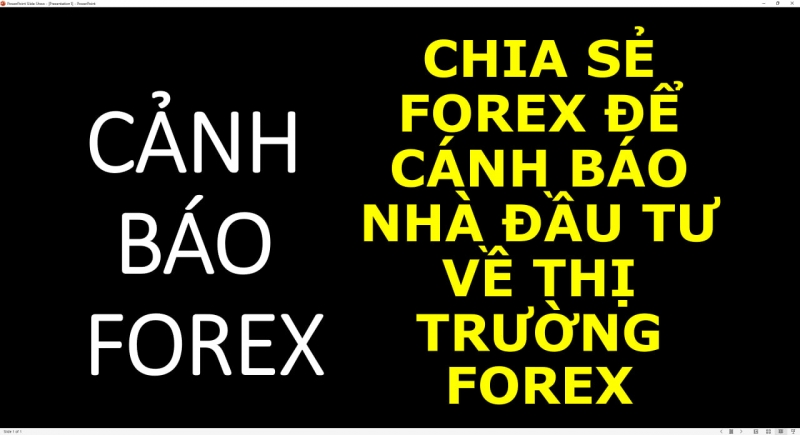 CHIA SẺ FOREX ĐỂ CÁNH BÁO NHÀ ĐẦU TƯ VỀ THỊ TRƯỜNG FOREX