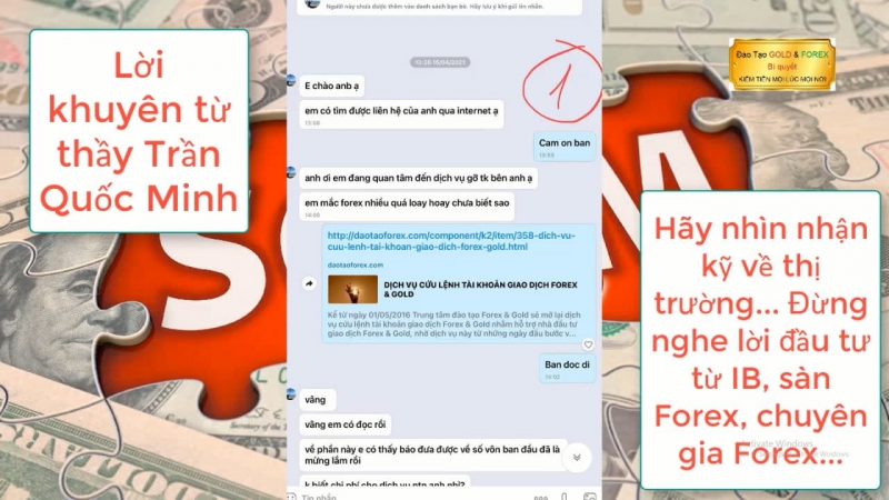 SÀN FOREX CÙNG IB THÚC DỤC BƠM TIỀN ĐỂ CỨU TÀI KHOẢN FOREX