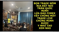 BỌN TRADE MÕM BỊA ĐẶT NÓI TRẦN QUỐC MINH LỪA ĐẢO FOREX VẬY CHÚNG MÀY TRADE LIVE CHỨNG MINH ĐƯỢC Y NHƯ TAO XEM NÀO
