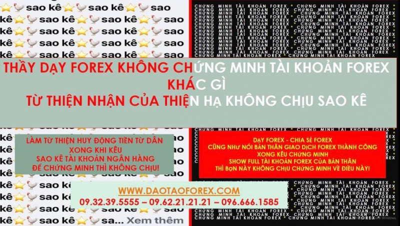 HỌC FOREX THẦY KHÔNG CHO XEM TÀI KHOẢN FOREX VẤN NẠN HIỆN NAY
