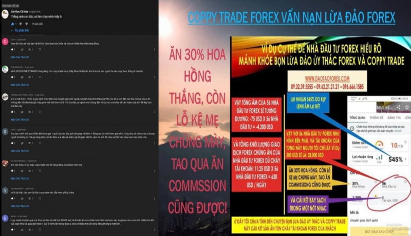 COPPY TRADE FOREX VẤN NẠN LỪA ĐẢO FOREX HIỆN NÀY