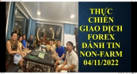 THỰC CHIẾN GIAO DỊCH FOREX TIN Non-Farm 04/11/2022