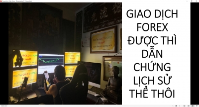 GIAO DỊCH FOREX ĐƯỢC TH&Igrave; DẪN CHỨNG LỊCH SỬ THỂ TH&Ocirc;I