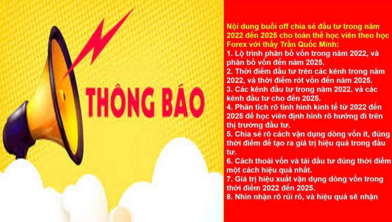 TRUNG TÂM ĐÀO TẠO FOREX OFF CHIA SẺ ĐẦU TƯ TRONG NĂM 2022