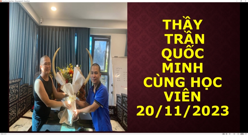 THẦY TRẦN QUỐC MINH CÙNG HỌC VIÊN 20/11/2023