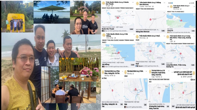 THẦY TRẦN QUỐC MINH VÀ CUỘC HÀNH TRÌNH PHƯỢT NAM BẮC CÙNG HỌC VIÊN