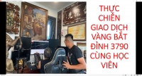 THỰC CHIẾN GIAO DỊCH VÀNG SELL ĐỈNH 3790
