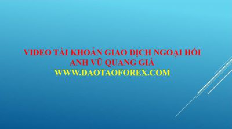 phải dạy trực tiếp trên tài khoản live
