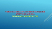 phải dạy trực tiếp trên tài khoản live