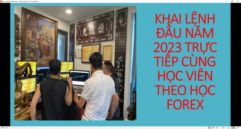 GIAO DỊCH FOREX ĐẦU NĂM 2023 CÙNG HỌC VIÊN