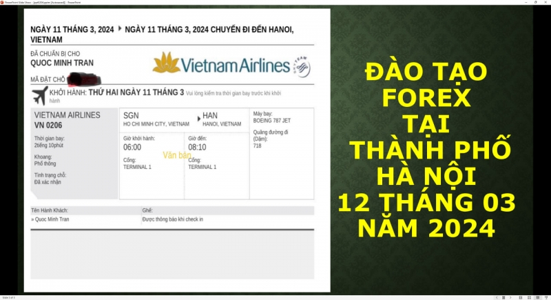 ĐÀO TẠO FOREX TẠI THÀNH PHỐ HÀ NỘI 12 THÁNG 03 NĂM 2024