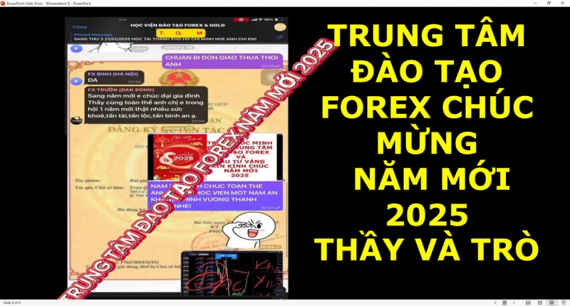 TRUNG TÂM ĐÀO TẠO FOREX CHÚC MỪNG NĂM MỚI 2025 THẦY VÀ TRÒ