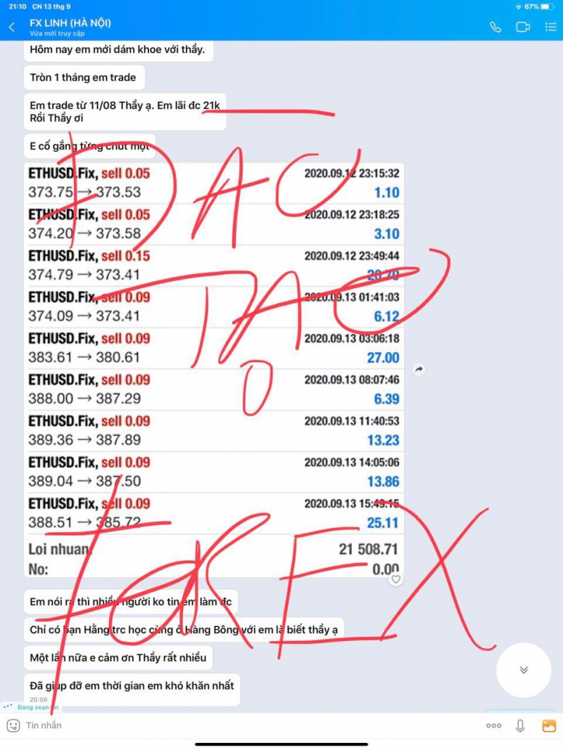 TRUNG TÂM ĐÀO TẠO FOREX HỌC TRÒ THẦY TRẦN QUỐC MINH