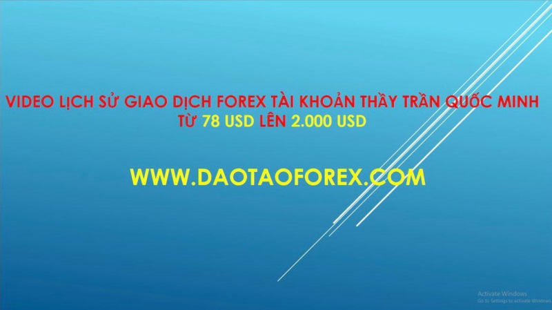 HỌC ĐẦU TƯ FOREX TOÀN BỘ LỊCH SỬ GIAO DỊCH FOREX CỦA THẦY TRẦN QUỐC MINH