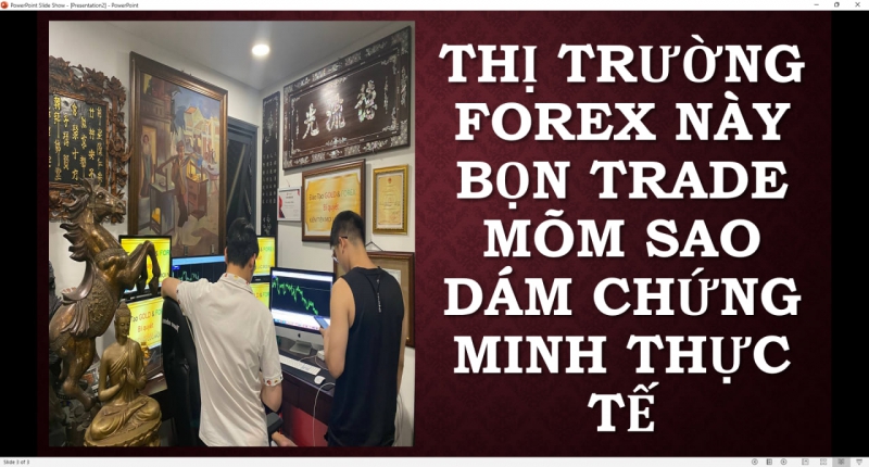 FOREX KHÔNG PHẢI NƠI CHO BỌN MÕM GÁY ĐÓ LÀ THỊ TRƯỜNG CỦA SỰ CHỨNG MINH