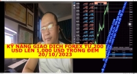 KỸ NĂNG GIAO DỊCH FOREX TỪ 200 USD LÊN 1.000 USD TRÔNG ĐẾM 20/10/2023