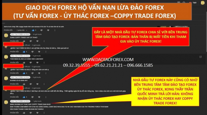 GIAO DỊCH FOREX HỘ VẤN NẠN LỪA ĐẢO FOREX