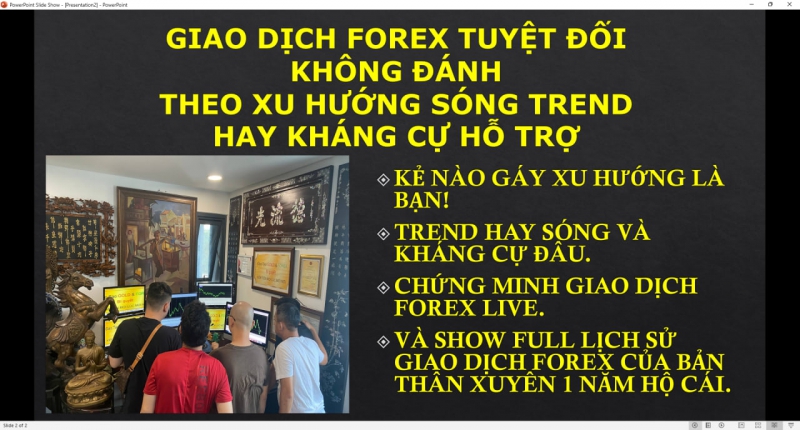 GIAO DỊCH FOREX TUYỆT ĐỐI KHÔNG ĐÁNH THEO XU HƯỚNG SÓNG TREND HAY KHÁNG CỤ HỖ TRỢ