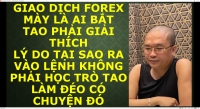GIAO DỊCH FOREX MÀY LÀ AI BẮT TAO PHẢI GIẢI THÍCH LÝ DO TẠI SAO RA VÀO LỆNH KHÔNG PHẢI HỌC TRÒ TAO LÀM ĐÉO CÓ CHUYỆN ĐÓ