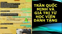 TRẦN QUỐC MINH VÀ GIÁ TRỊ TỪ HỌC VIÊN DÀNH TẶNG