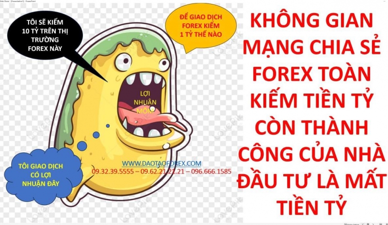 KHÔNG GIAN MẠNG CHIA SẺ FOREX TOÀN KIẾM TIỀN TỶ CÒN THÀNH CÔNG CỦA NHÀ ĐẦU TƯ LÀ MẤT TIỀN TỶ
