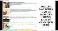 BỌN LỪA ĐẢO FOREX LÀM GÌ DÁM DẪN CHỨNG LỊCH SỬ GIAO DỊCH ĐƯỢC