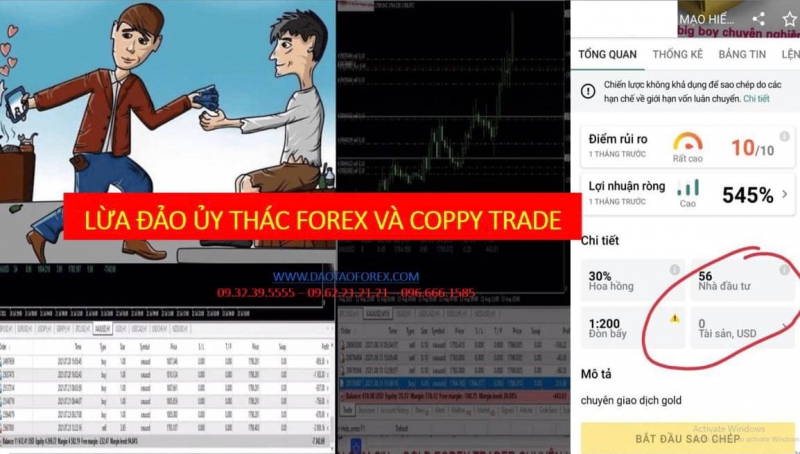 MÁNH KHÓE LỪA ĐẢO ỦY THÁC FOREX