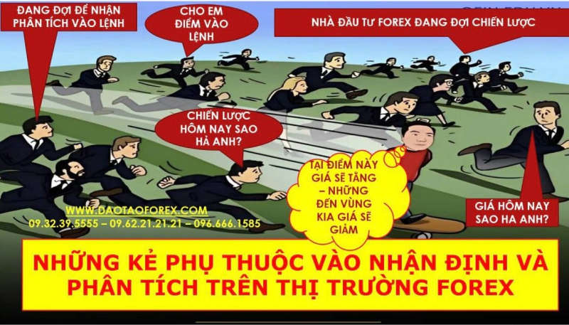 NHỮNG KẺ PHỤ THUỘC VÀO NHẬN ĐỊNH VÀ PHÂN TÍCH TRÊN THỊ TRƯỜNG FOREX