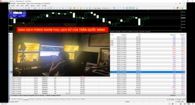 TRẦN QUỐC MINH DẪN CHỨNG LỊCH SỬ GIAO DỊCH FOREX V&Agrave; LỢI NHUẬN