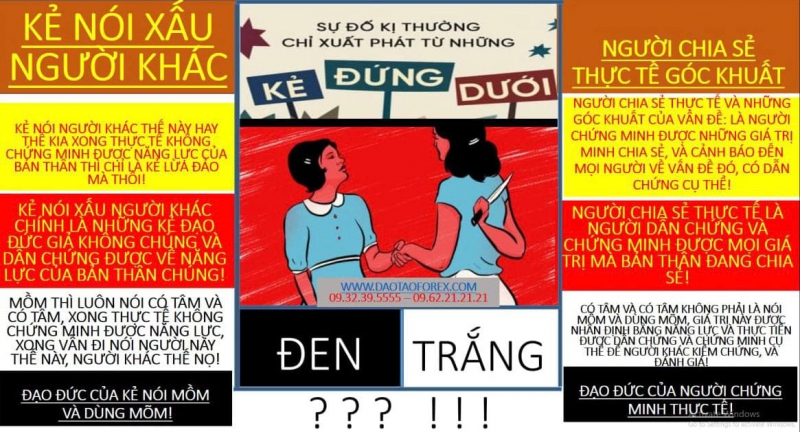 ĐẦU TƯ FOREX NÓI XÂU VÀ CHỨNG MINH KHẮC XA NHAU THẾ NÀO