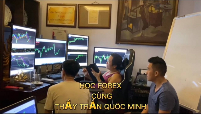 HỌC FOREX TRỰC TIẾP TÀI PHÒNG TRADE CỦA THẦY TRẦN QUỐC MINH