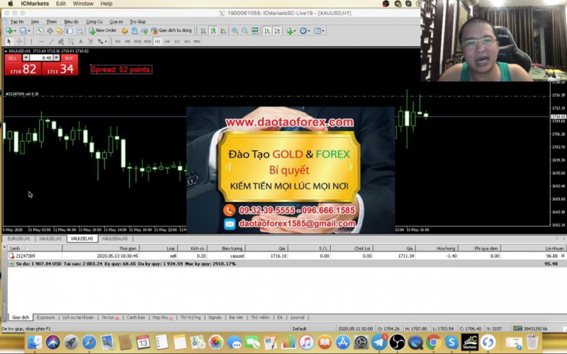 TRADE FOREX LIVE DỄ HAY KHÓ