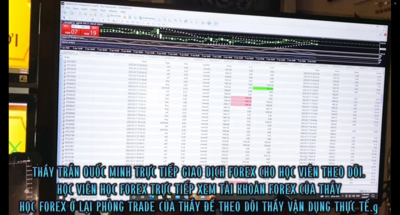 THỰC CHIẾN FOREX CHÍNH LÀ THẬY DẠY PHẢI TRỰC TIẾP DẪN CHỨNG THỰC TẾ