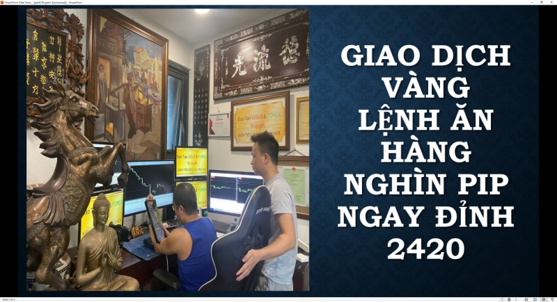 THẦY TRẦN QUỐC MINH CÙNG HỌC VIÊN CHỨNG MINH KỸ NĂNG GIAO DỊCH VÀNG