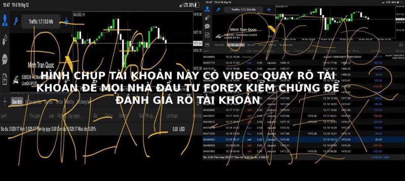 GIAO DỊCH FOREX CHỤP HÌNH THÌ PHẢI CÓ CĂN CỨ ĐỂ KIỂM CHỨNG TÀI KHOẢN