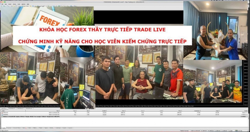 KHÓA HỌC FOREX THẦY TRỰC TIẾP TRADE LIVE CHỨNG MINH KỸ NĂNG CHO HỌC VIÊN KIỂM CHỨNG TRỰC TIẾP