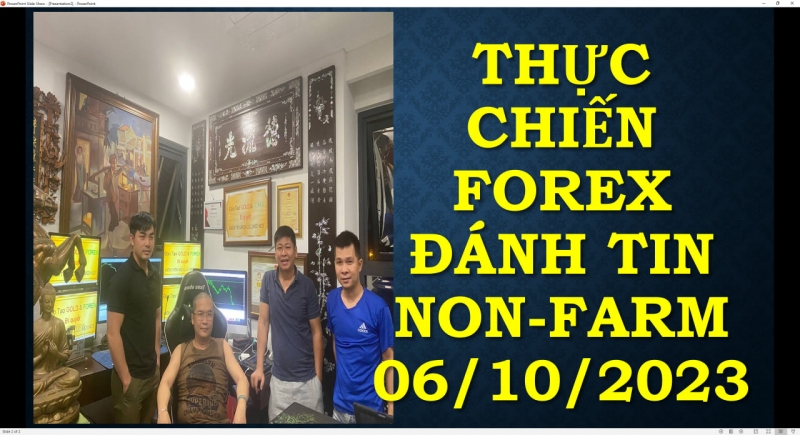 THỰC CHIẾN FOREX ĐÁNH TIN Non-Farm 06/10/2023