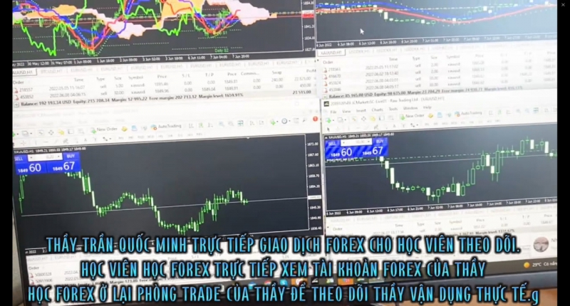NHỮNG BUỔI THỰC CHIẾN FOREX CỦA THẦY TRÒ TRẦN QUỐC MINH