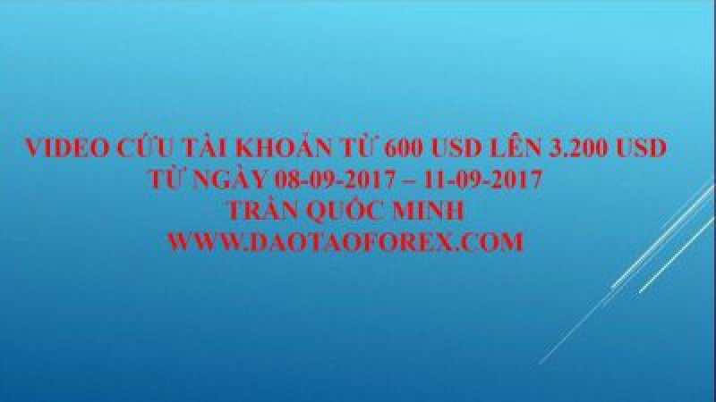tài khoản được cứu này từ 600 usd cứu lên lại 3.200 usd trong hai ngay 