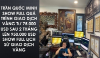 TRẦN QUỐC MINH CHỨNG MINH QUÁ TRÌNH GIAO DỊCH FOREX 75.000 USD ĐẠT LỢI NHUẬN 950.000 USD