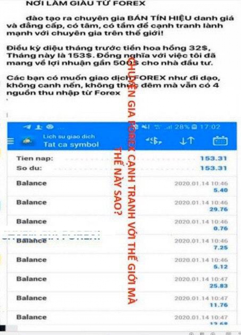 ĐÀO TẠO CHUYÊN GIA FOREX CÓ TÂM VÀ TẦM CỦA NHỮNG THẰNG LỪA ĐẢO