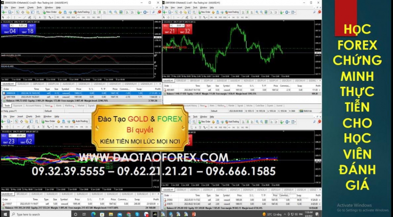 HỌC FOREX CHỨNG MINH THỰC TIỄN CHO HỌC VIÊN ĐÁNH GIÁ